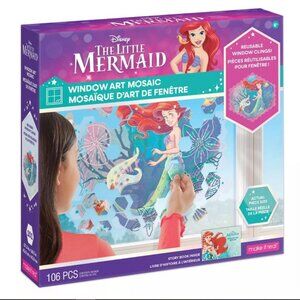 Disney's The Little Mermaid Ariel: Window Art Mosaic Reusable Window Clings. NEW